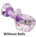 Piscina de Bolinha Infantil 3 em 1 - Play Tent Imbaby