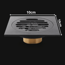 Ralo de Banheiro 10x10 Anti-Odor Preto - My Store
