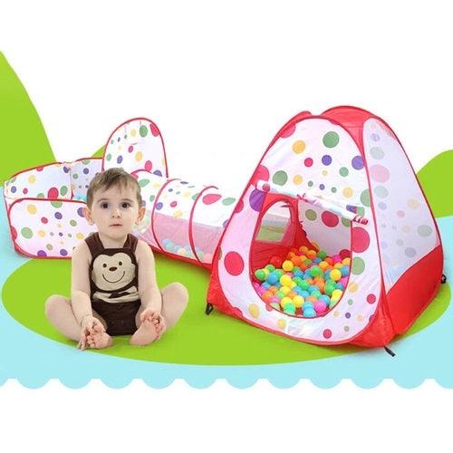 Piscina de Bolinha Infantil 3 em 1 - Play Tent Imbaby - My Store