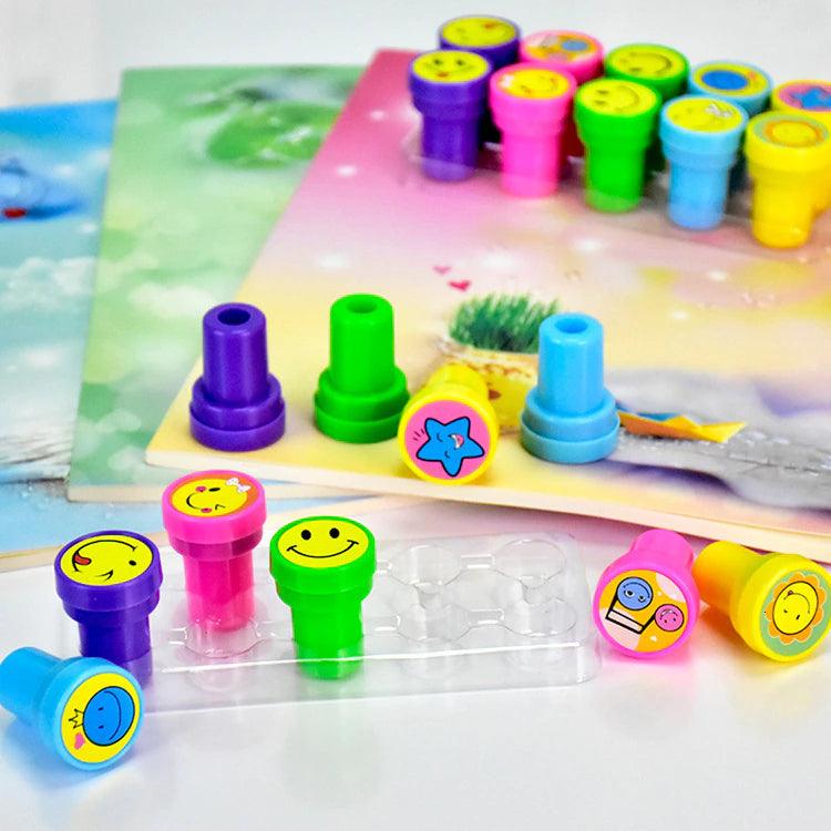 Kit Carimbos Divertidos - 10 Peças
