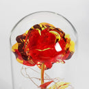 Rosa Love Led - Rosa Encantada na Cúpula de Vidro - My Store