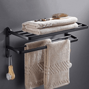 Toalheiro Duplo Preto Matte - My Store