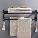 Toalheiro Duplo Preto Matte - My Store