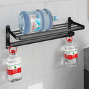 Toalheiro Duplo Preto Matte - My Store