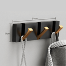 Gancho de Parede Banheiro Preto e Dourado - My Store