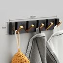 Gancho de Parede Banheiro Preto e Dourado - My Store