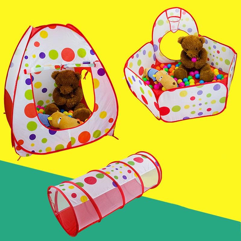 Piscina de Bolinha Infantil 3 em 1 - Play Tent Imbaby - My Store