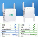 Repetidor WiFi Wireless 2.4G 5Ghz 1200Mbps - My Store