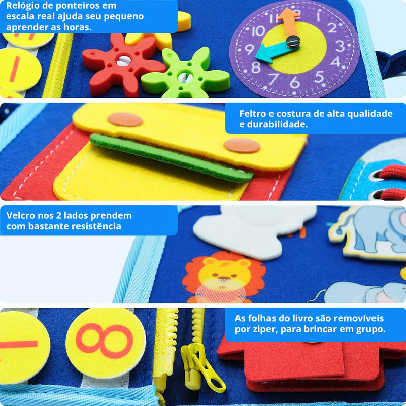 Aprender Brincando - Livro de Atividades Montessori - Minha loja