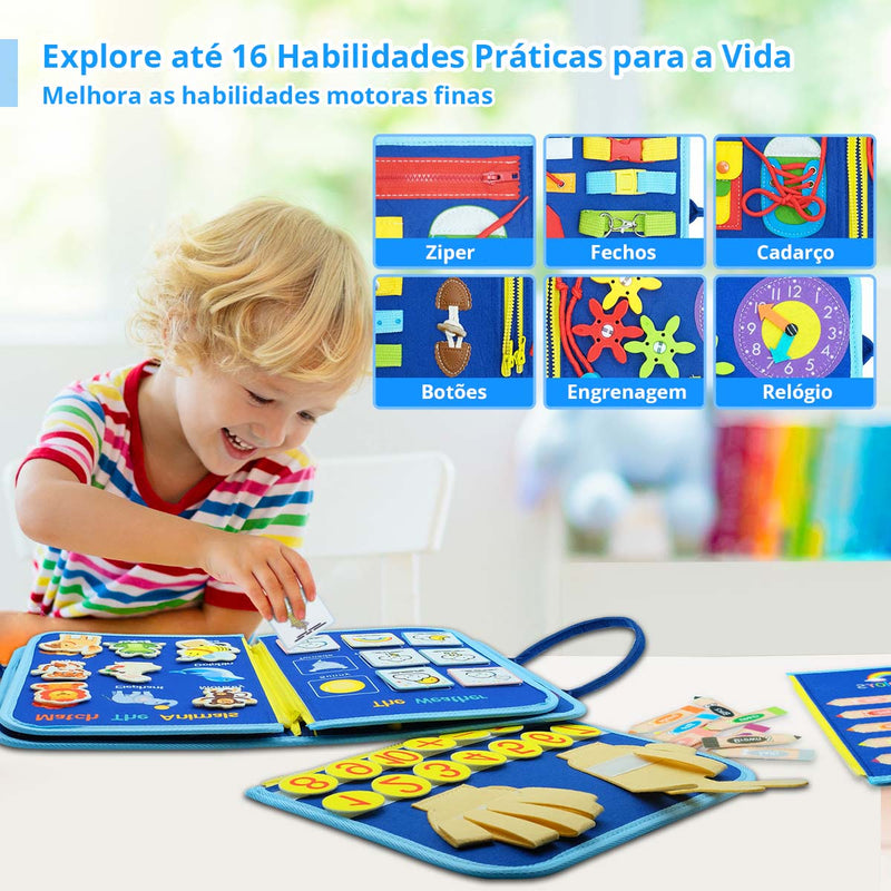 Aprender Brincando - Livro de Atividades Montessori - Minha loja