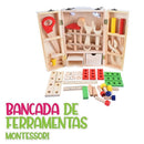 Bancada infantil de ferramentas Montessori - Minha loja