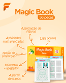 Caderno de Traço e Desenho Infantil Magic Book + Ebook Desenvolvimento Infantil (BRINDE!) - Minha loja