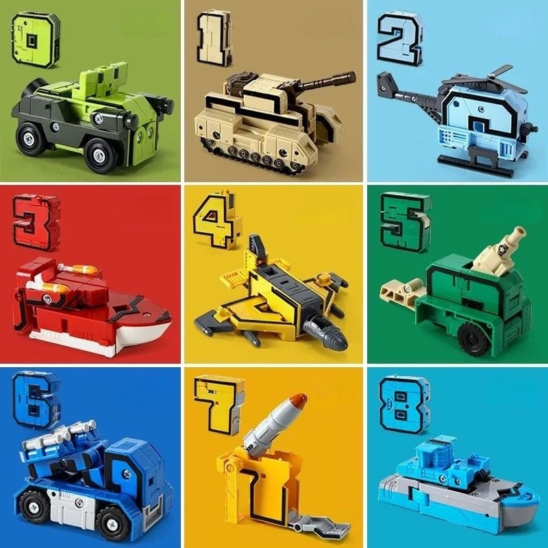 Super Transformers - Números, veículos e o Super Robô - Minha loja