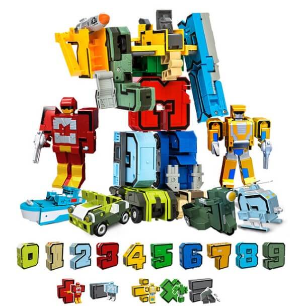 Super Transformers - Números, veículos e o Super Robô - Minha loja
